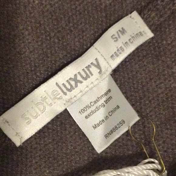 Subtle Luxury CASHMERE SHAWL VEST  
$237 - Picture 12 of 15